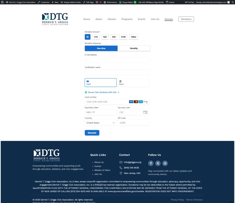 Online Recurring Donation Payments project preview